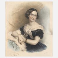 Josef Kriehuber, Bildnis der Marie von Marra111