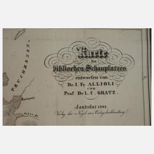 "Karte des biblischen Schauplatzes"