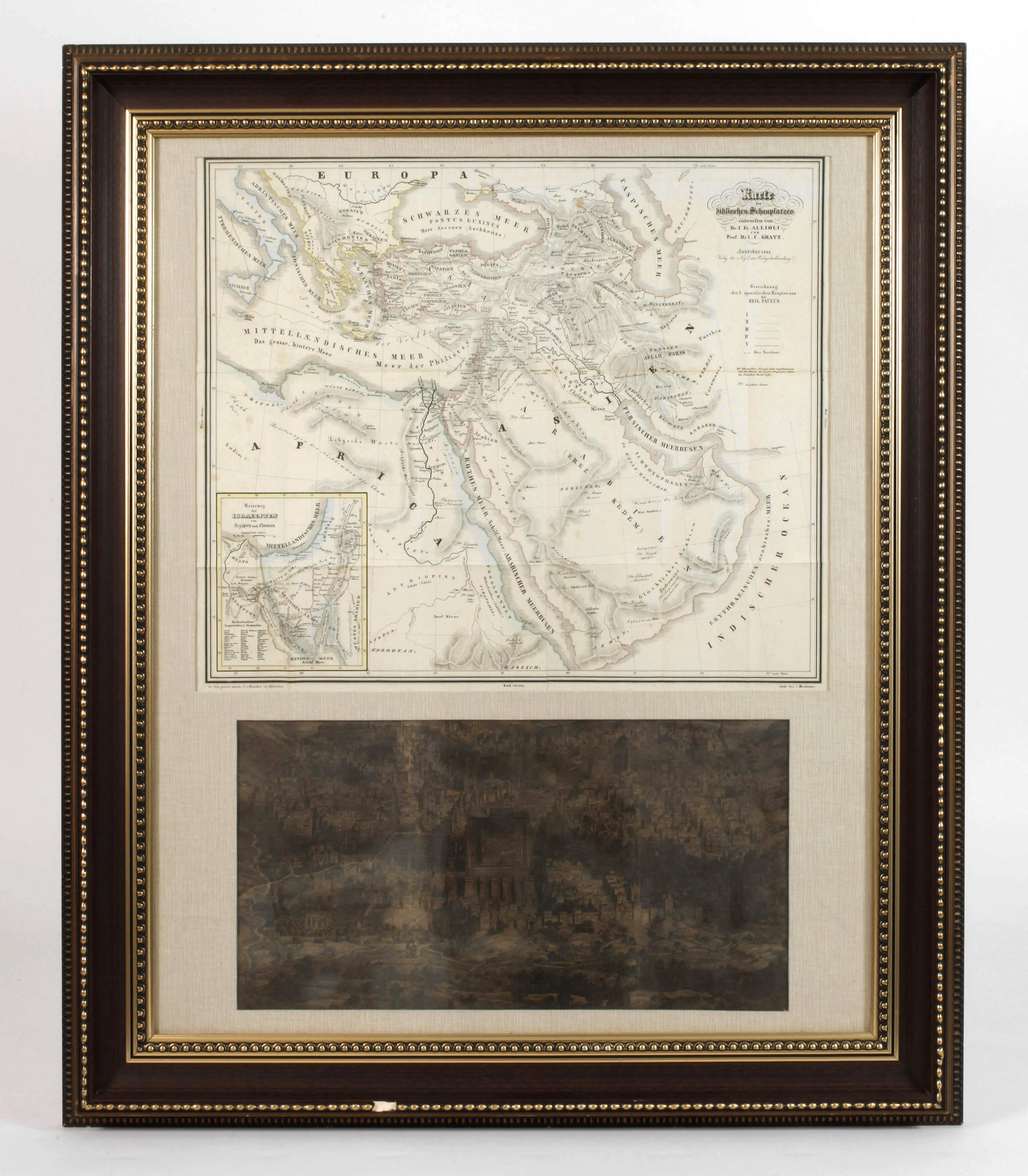 "Karte des biblischen Schauplatzes"