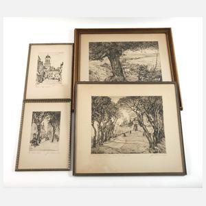 Theo Blum, Vier Graphiken