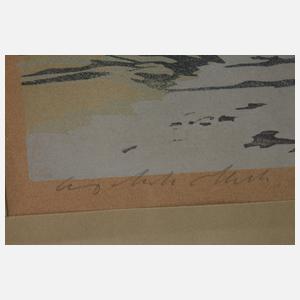 Oscar Droege, Gehöft im alten Land