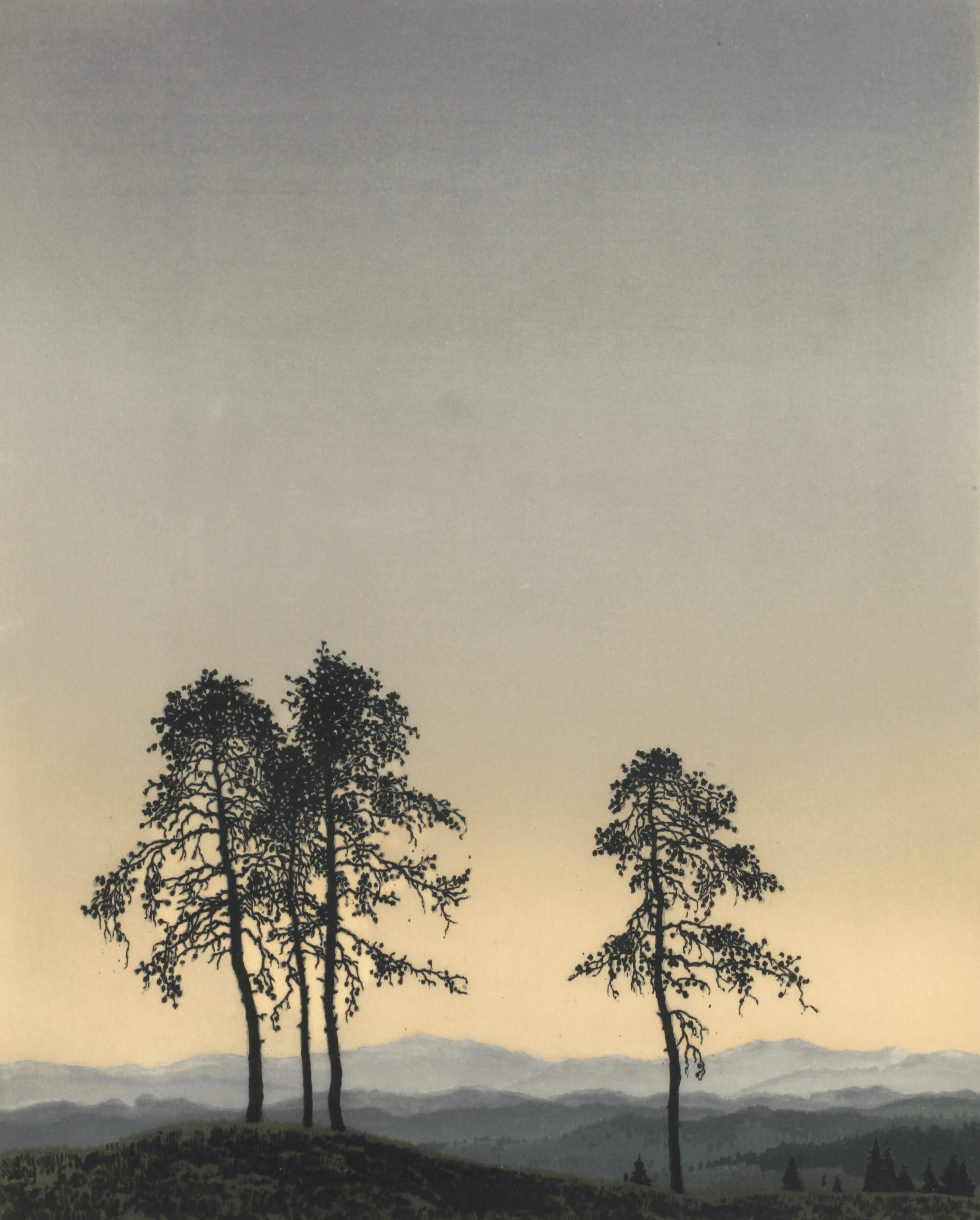 Hans Figura, Landschaft im Morgenlicht