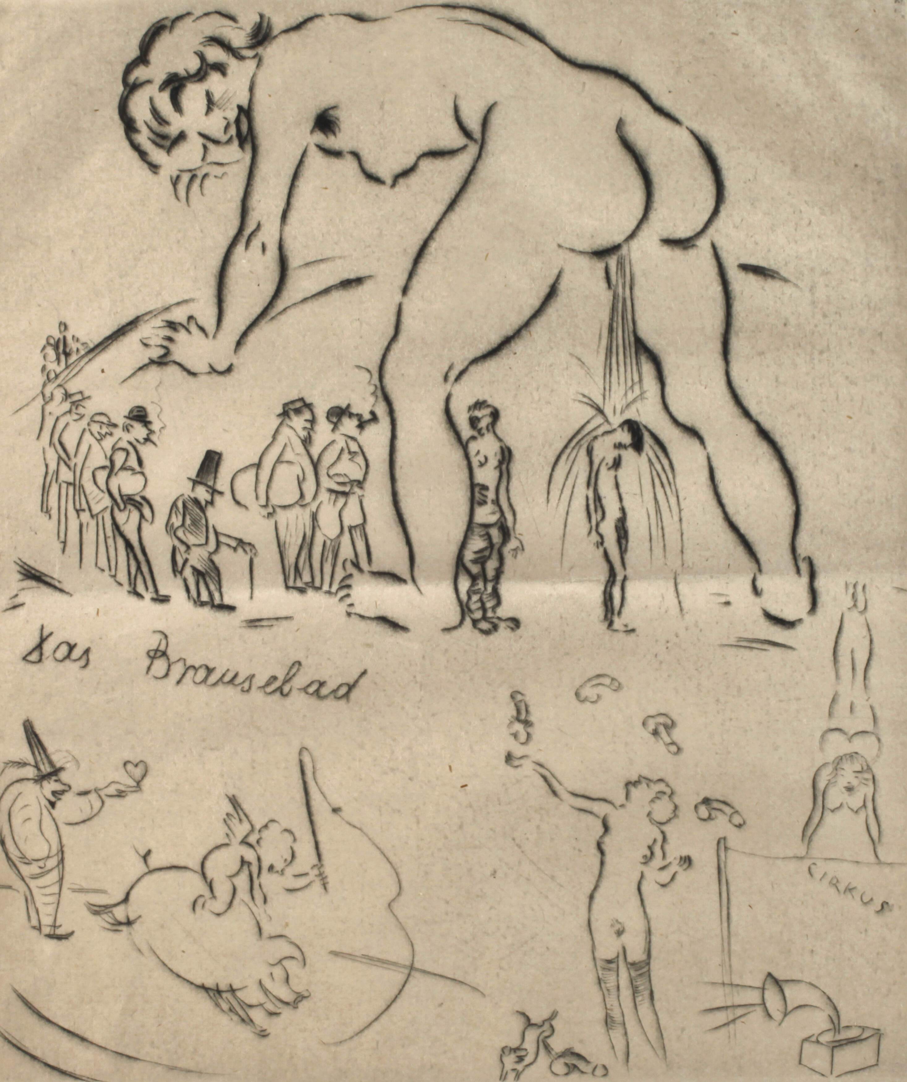 Michel Fingesten, "Das Brausebad"