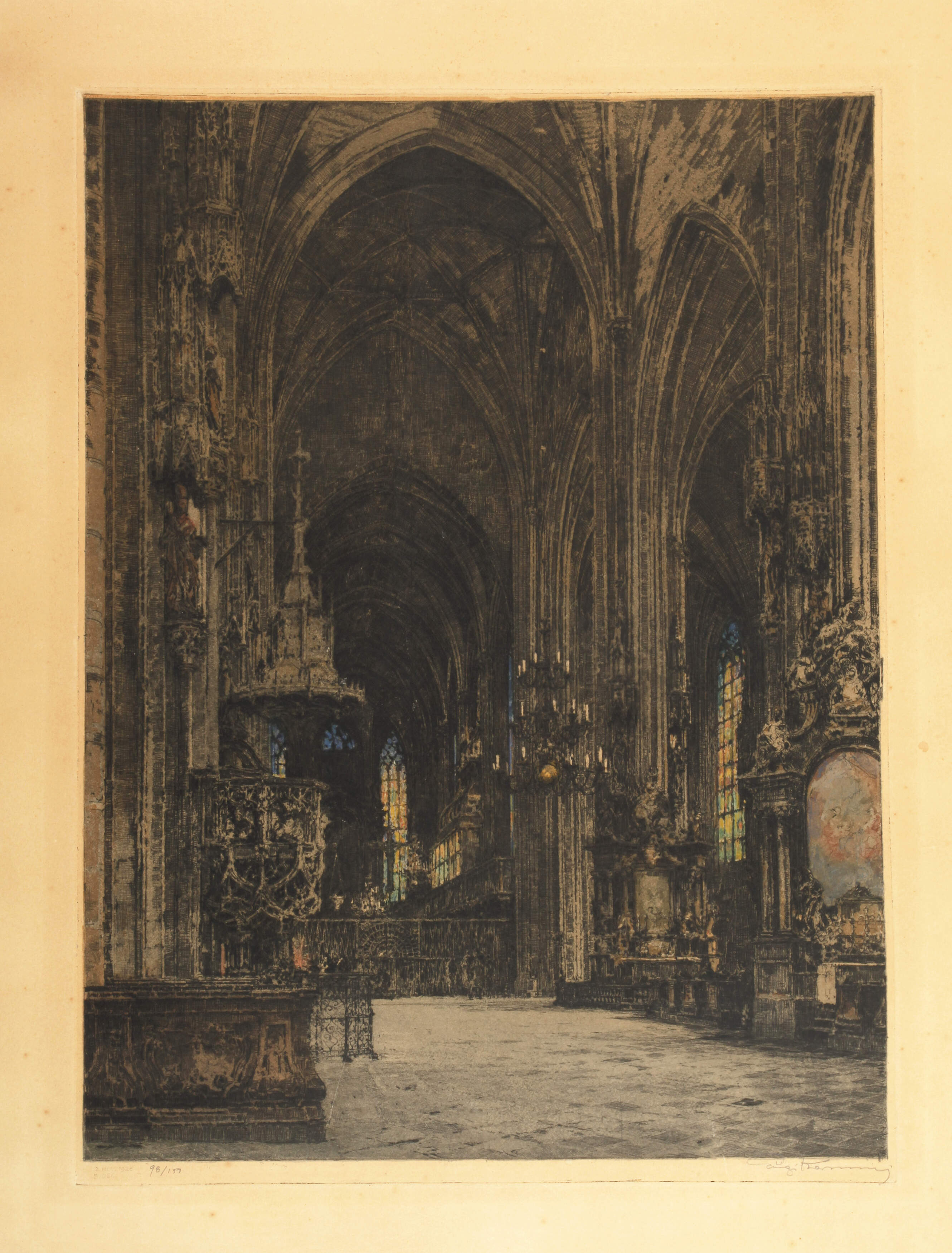 Luigi Kasimir, Der Stephansdom in Wien