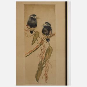 Fritz Neumann, Zwei Vogeldarstellungen