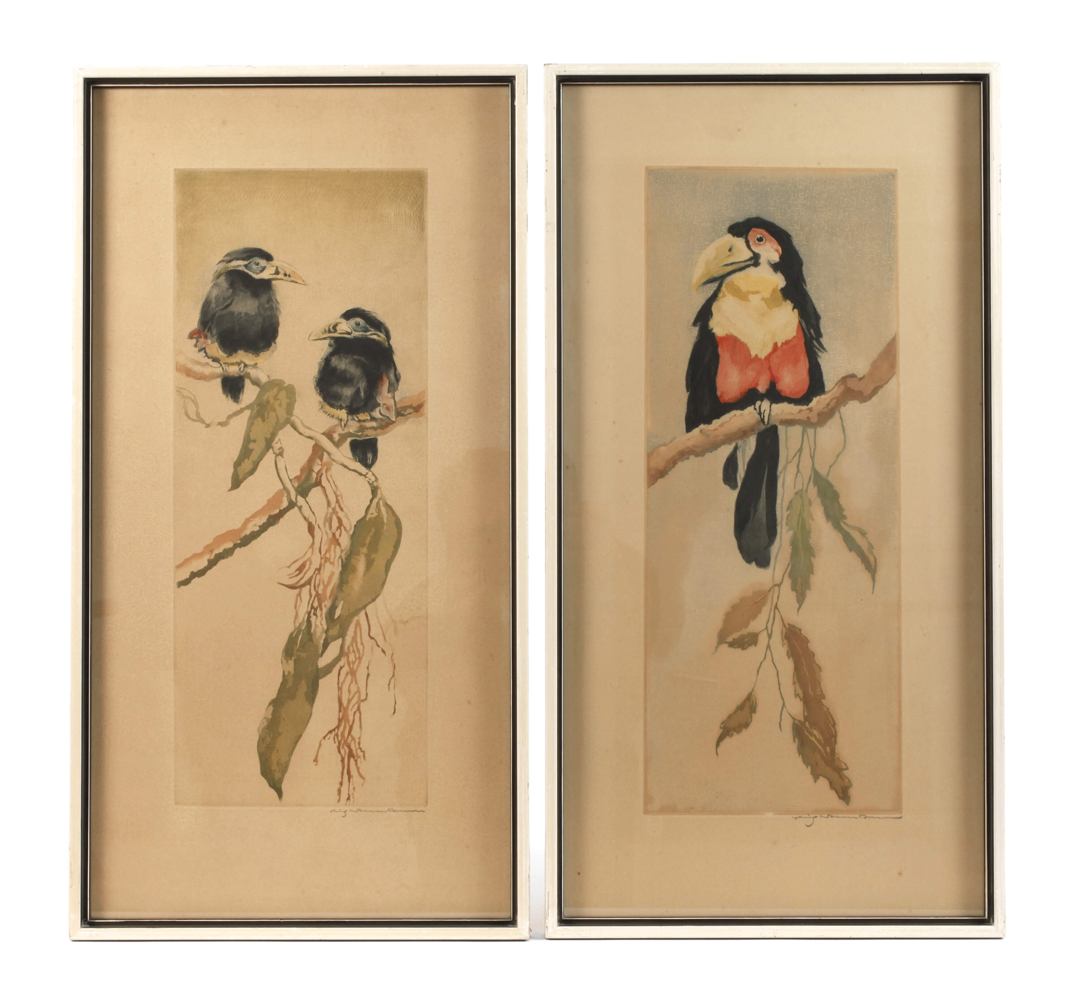 Fritz Neumann, Zwei Vogeldarstellungen