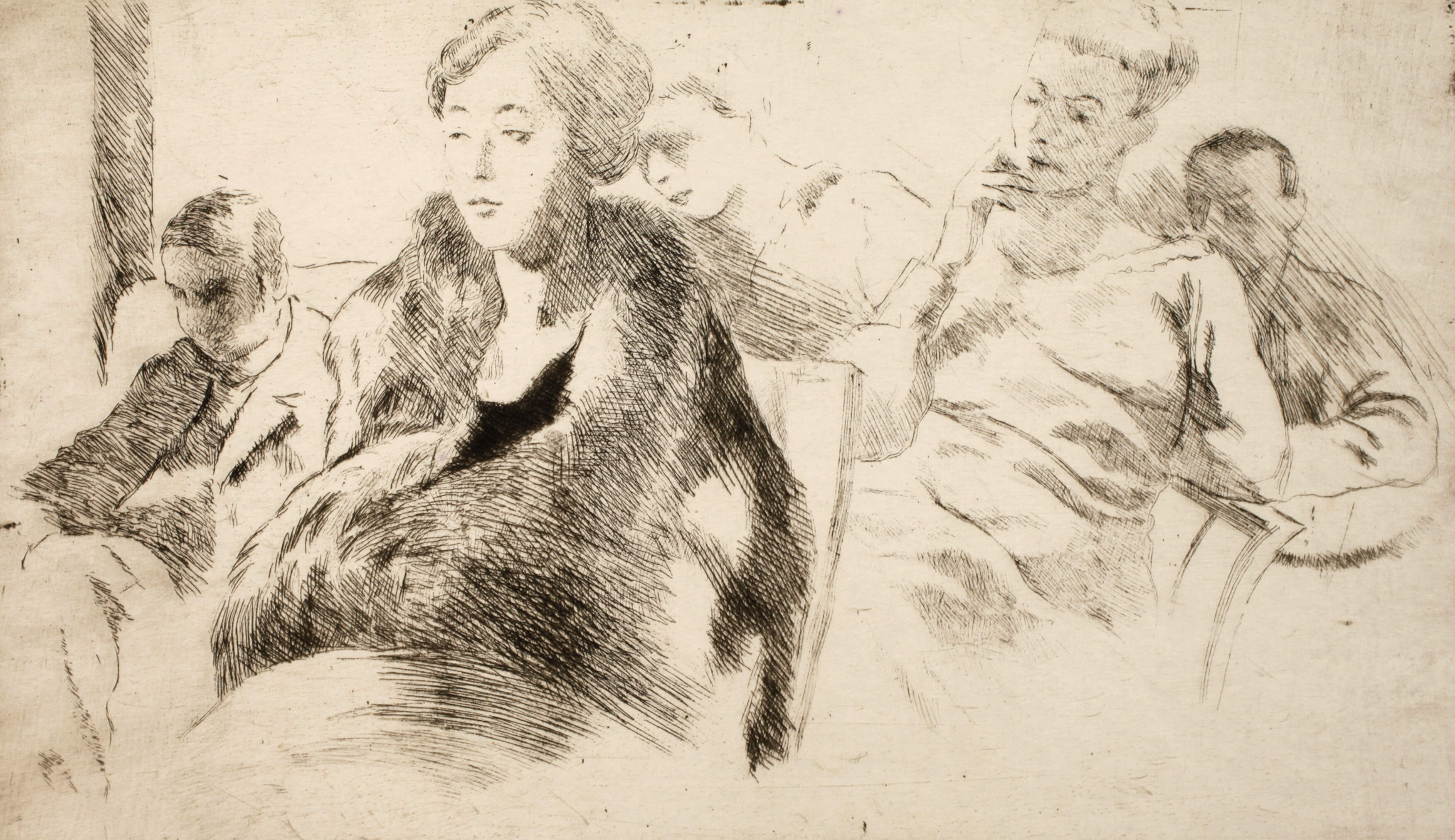 Emil Orlik, "Im Konzert"