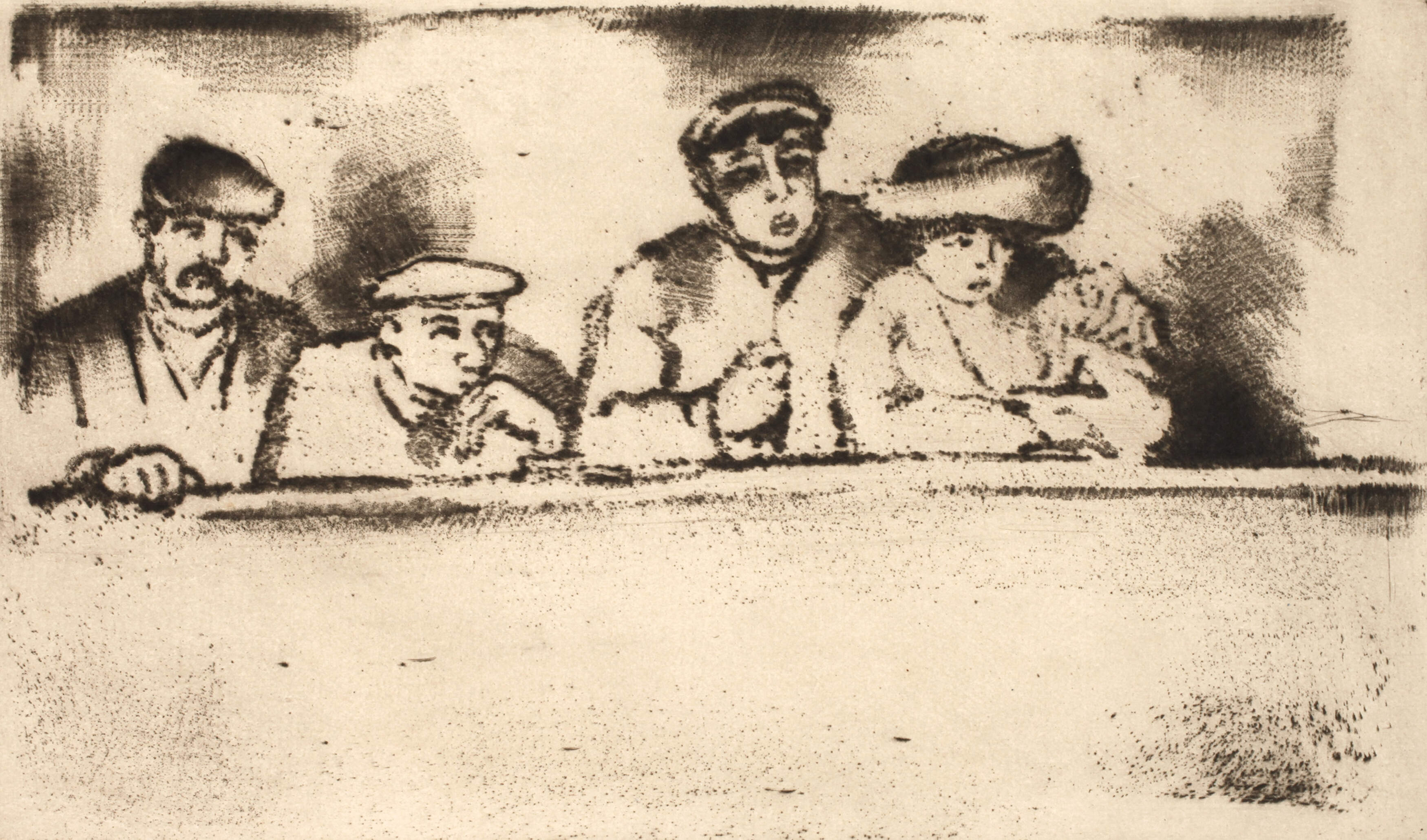 Emil Orlik, "Zuhörer und Zuschauer"