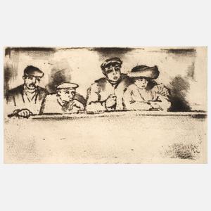 Emil Orlik, "Zuhörer und Zuschauer"