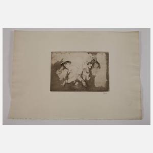 Emil Orlik, "Im Nachtzug"