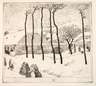 Emil Orlik, "Winter in Oslawan"