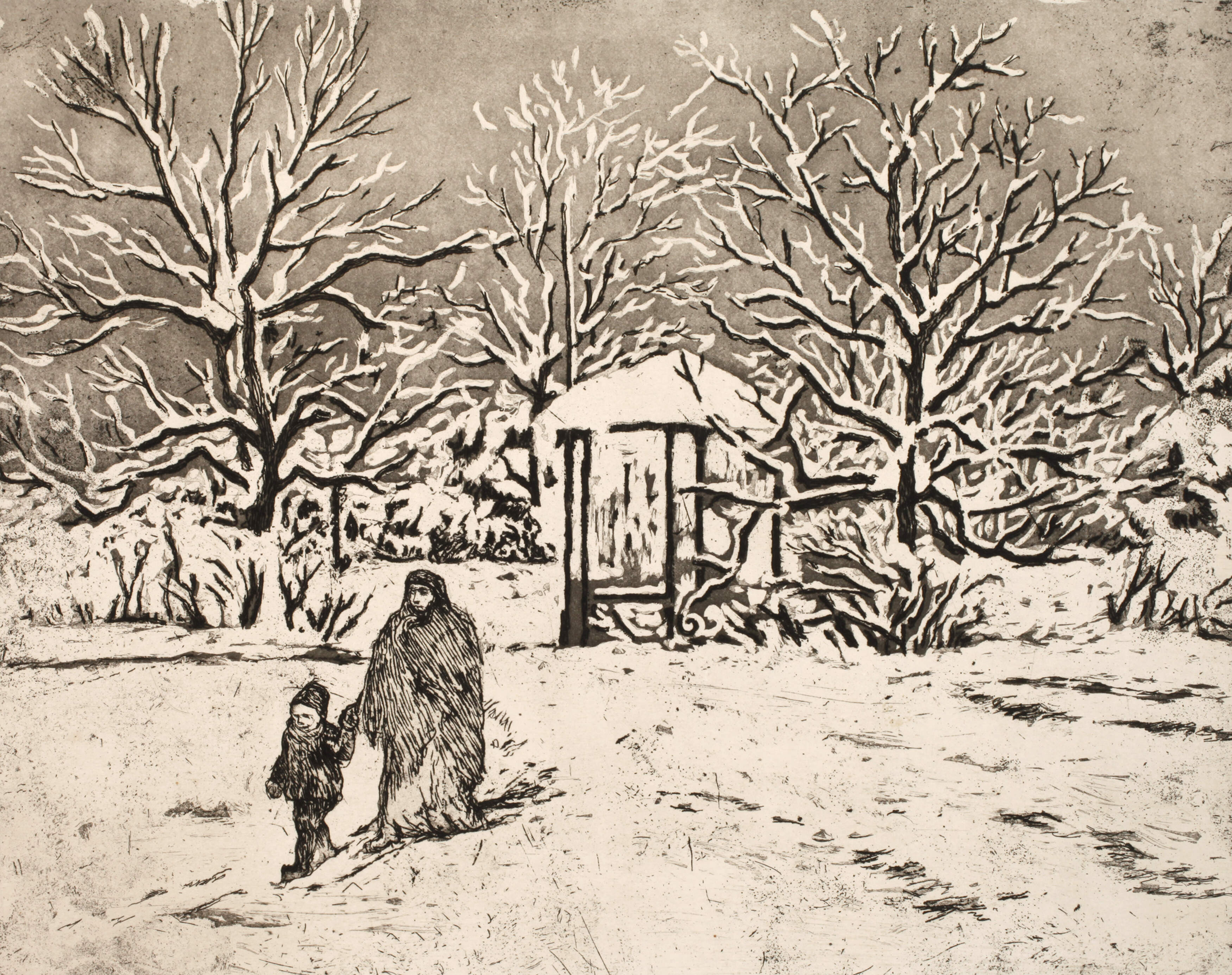 Emil Orlik, "Erster Schnee"