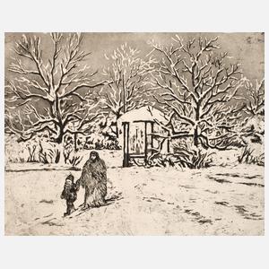 Emil Orlik, "Erster Schnee"