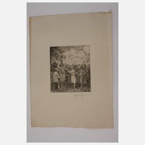 Hans Thoma, Schneewittchen und die sieben Zwerge