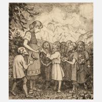 Hans Thoma, Schneewittchen und die sieben Zwerge111