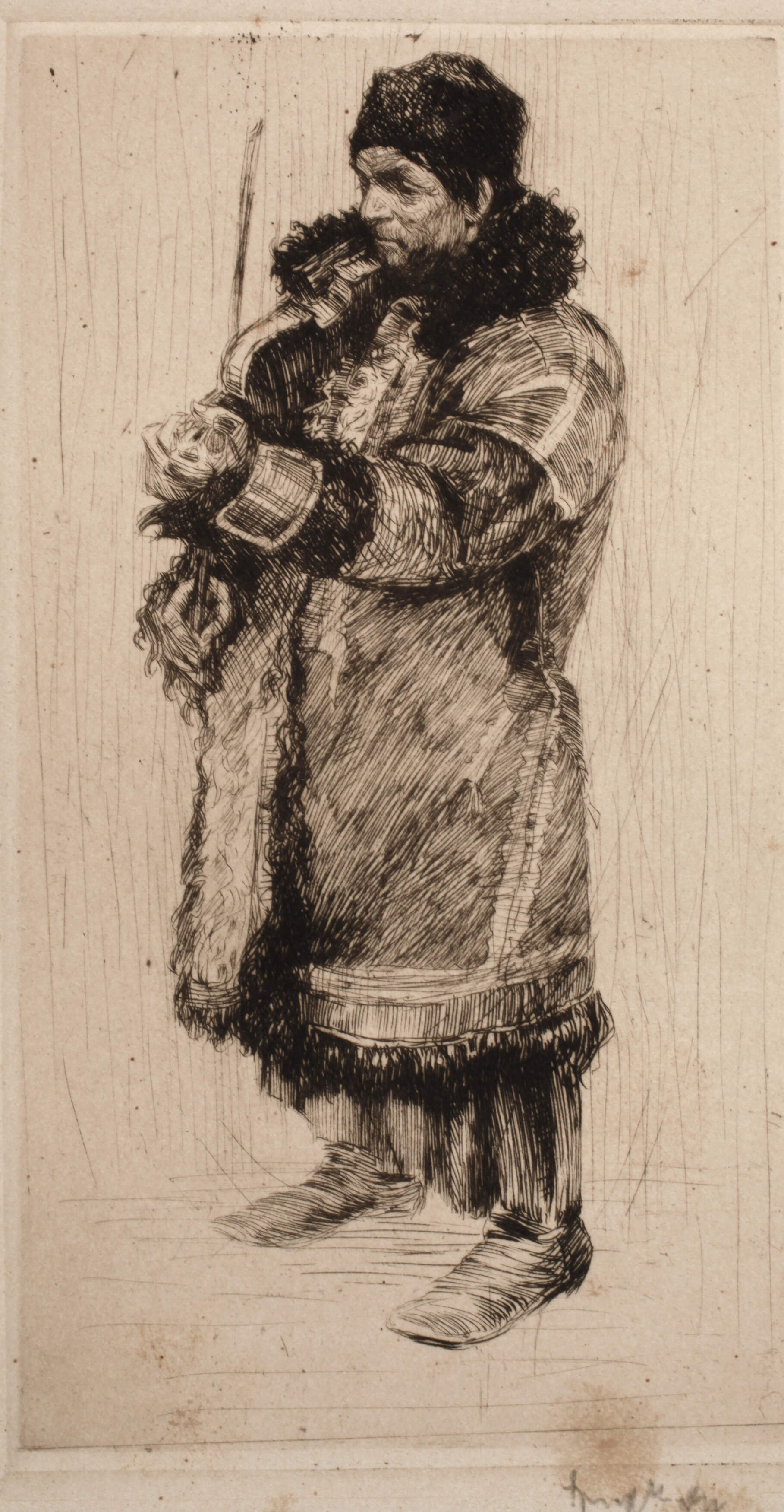 Joža Uprka, Geigenspieler