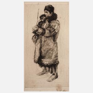 Joža Uprka, Geigenspieler