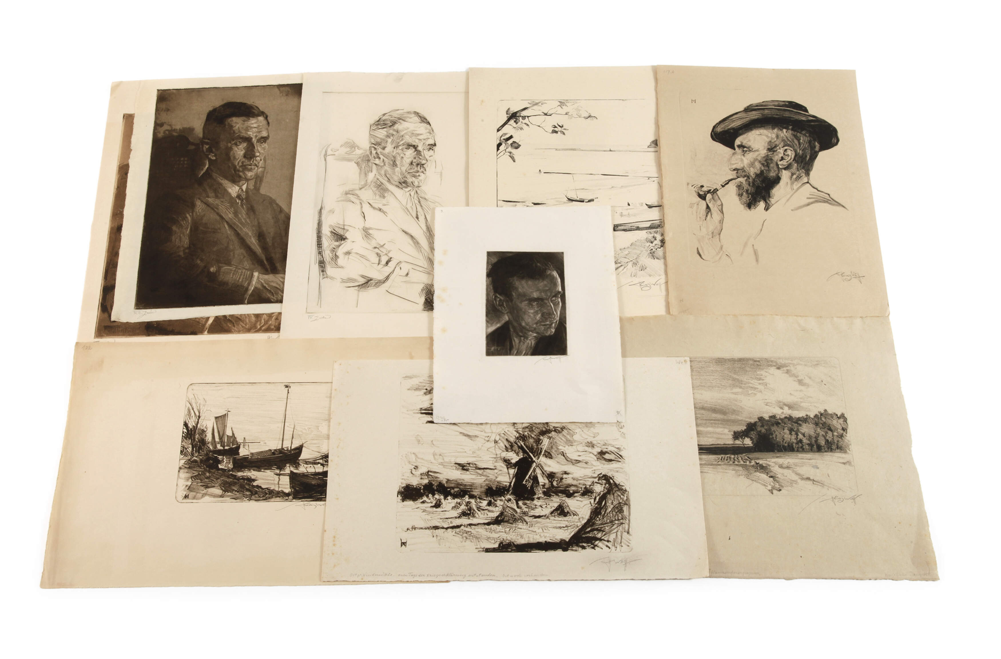 Heinrich Wolff, Graphikkonvolut