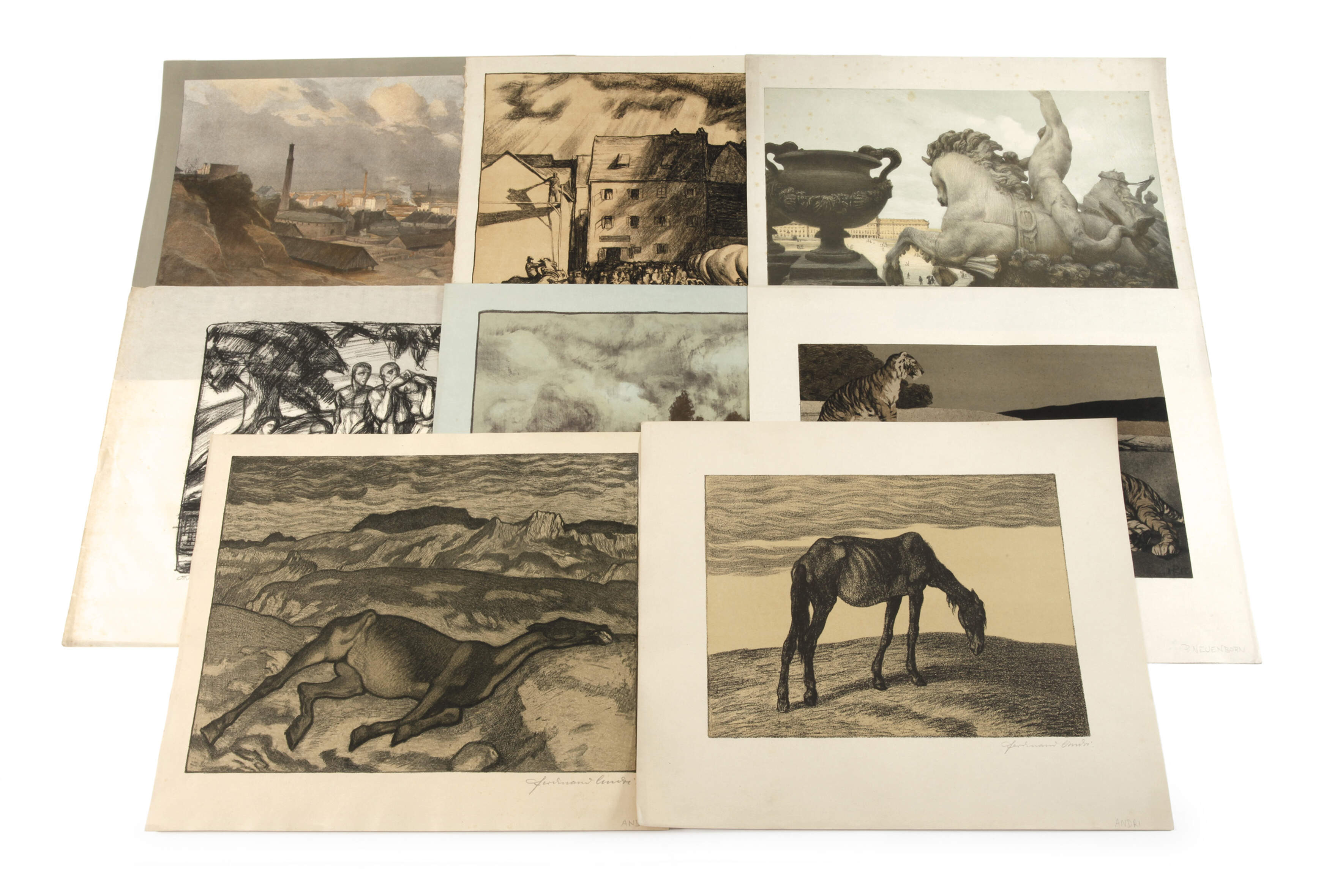 Graphikkonvolut Wien um 1900