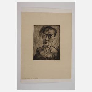 Fritz Schaefler, "Selbstbildnis II."