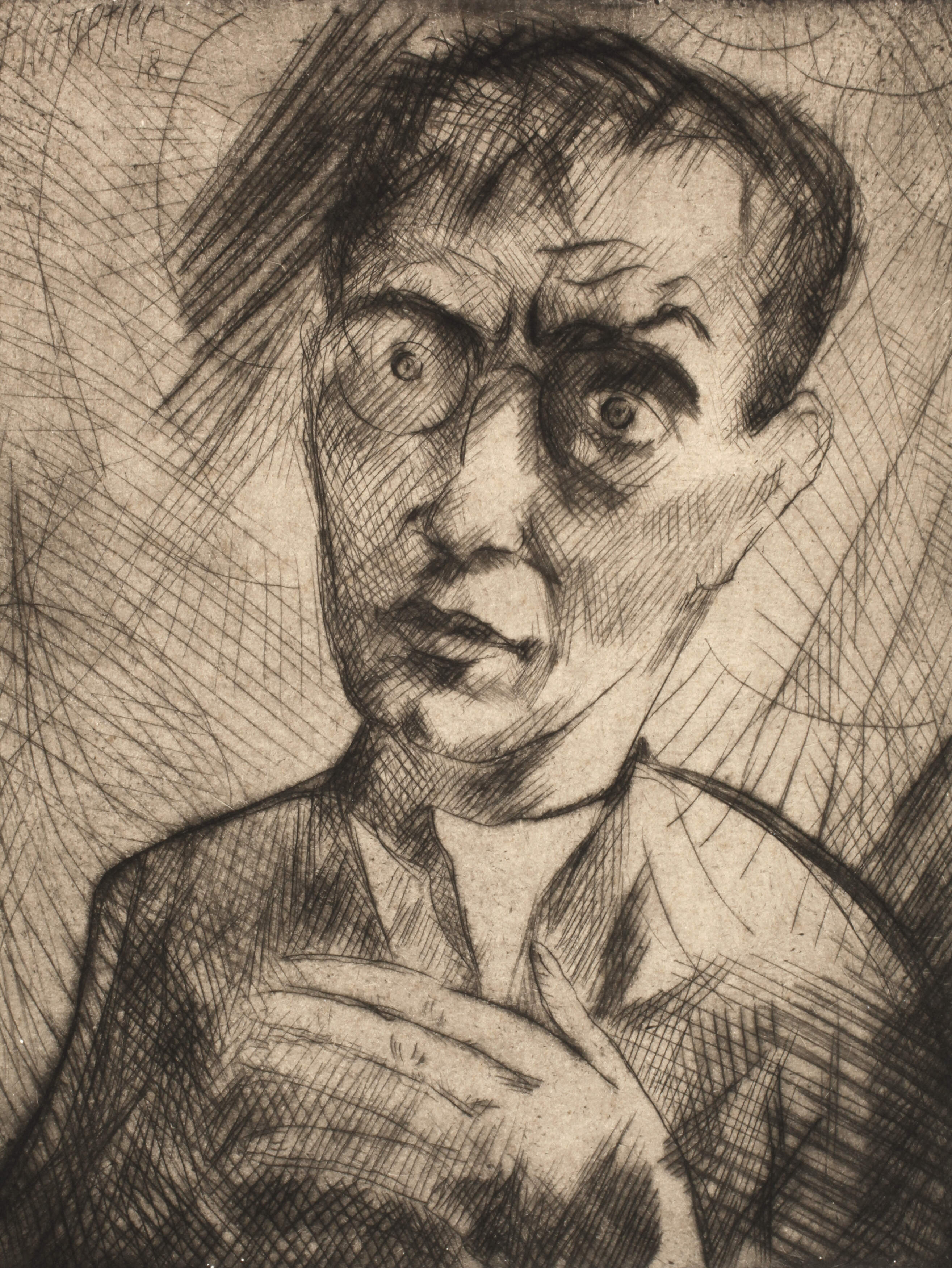 Fritz Schaefler, "Selbstbildnis II."