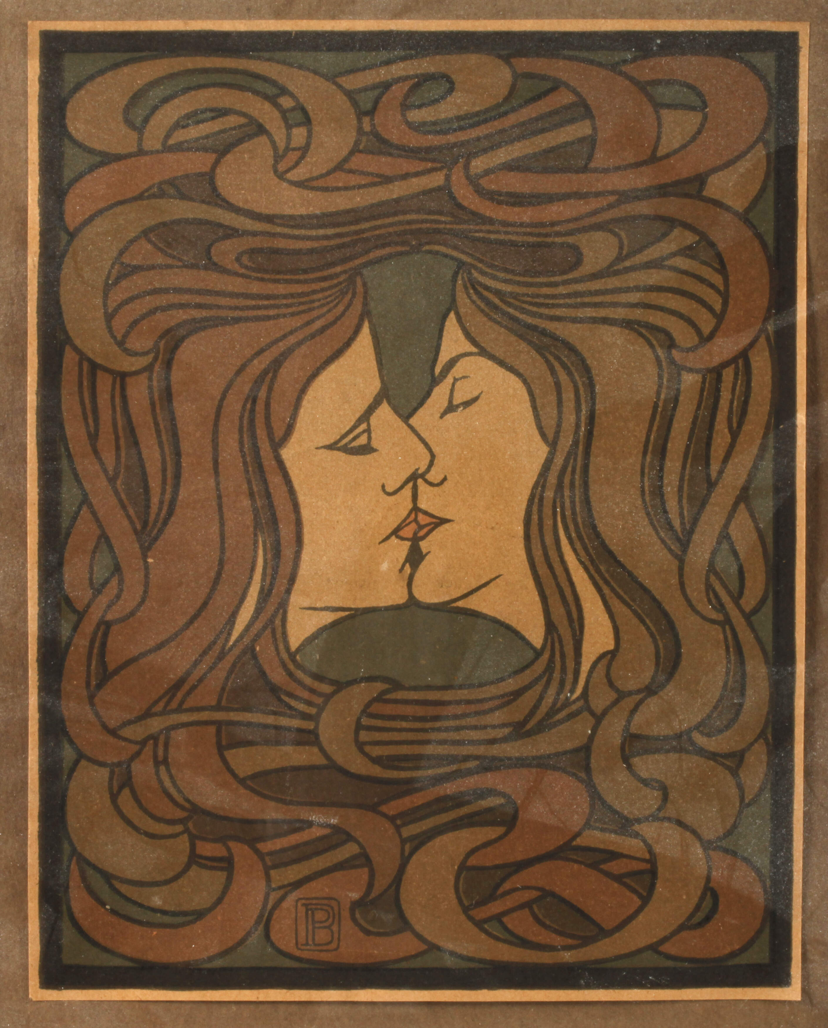 Prof. Peter Behrens, "Der Kuss"