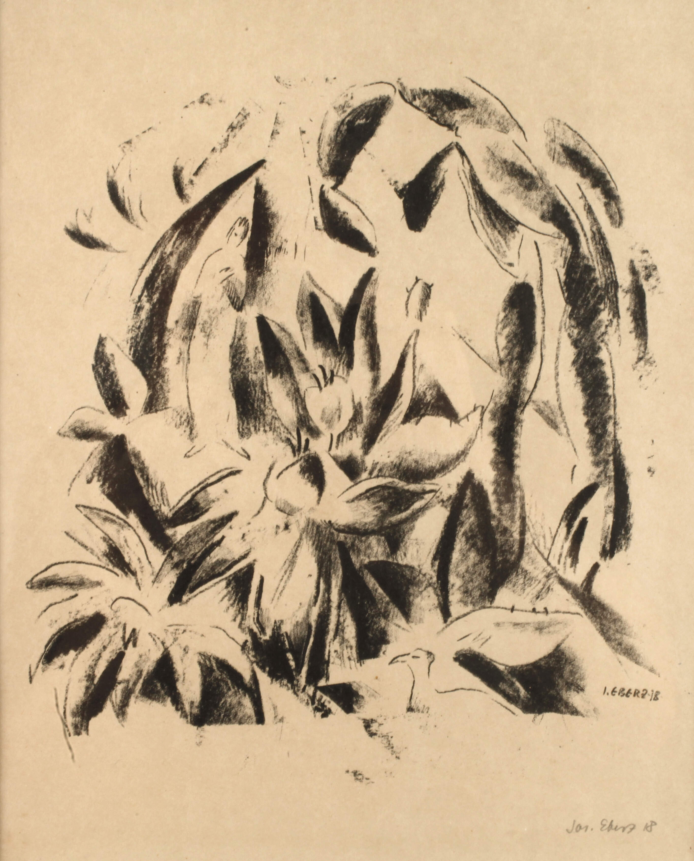 Josef Eberz, "Tropischer Garten"