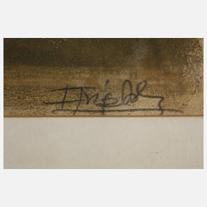 Johnny Friedlaender, Abstrakte Komposition