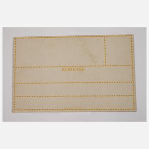 Oskar Kokoschka, Postkarte Wiener Werkstätte