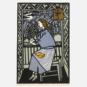 Oskar Kokoschka, Postkarte Wiener Werkstätte