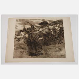 Käthe Kollwitz, "Losbruch"