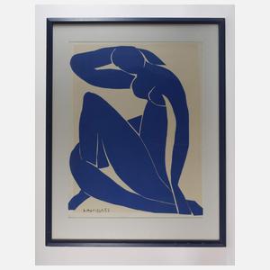Henri Matisse, nach, "Nu bleu II"