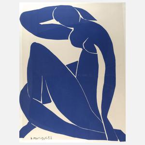 Henri Matisse, nach, "Nu bleu II"