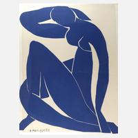 Henri Matisse, nach, "Nu bleu II"111