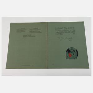 Umschlag mit Vignette von Koloman Moser