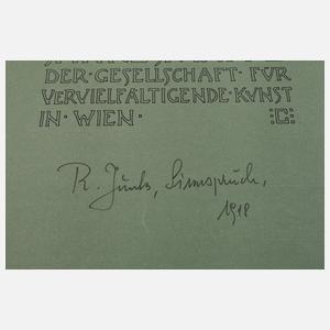 Umschlag mit Vignette von Koloman Moser