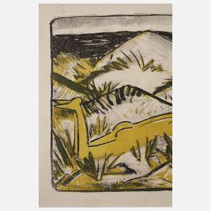 Otto Mueller, "Zwei Mädchen in den Dünen, Sylt"