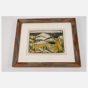 Otto Mueller, "Zwei Mädchen in den Dünen, Sylt"