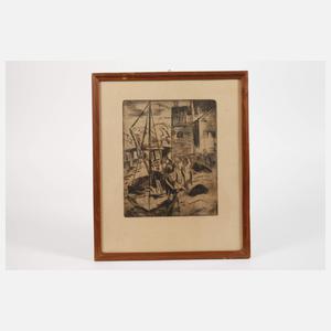 Otto Friedrich Weber, Hafenszene