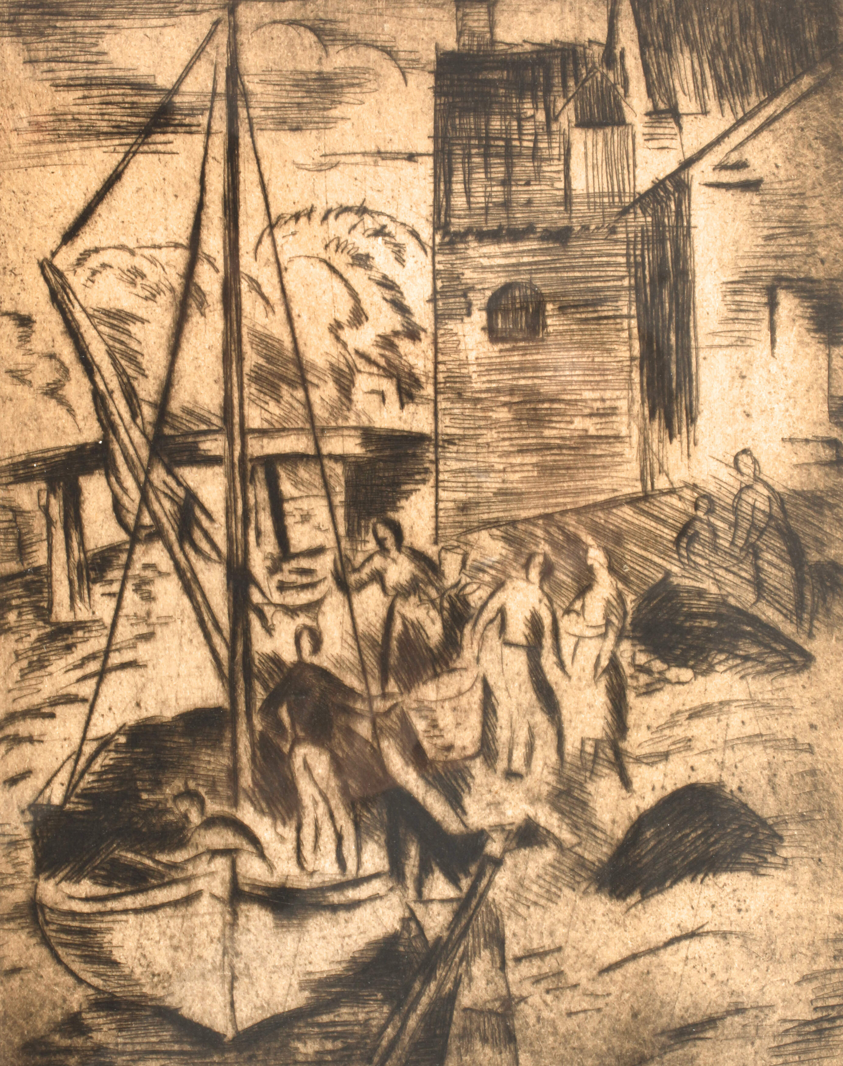 Otto Friedrich Weber, Hafenszene