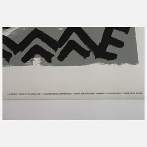 A. R. Penck, "Space of the eagle"