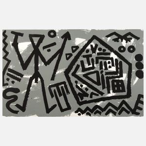 A. R. Penck, "Space of the eagle"