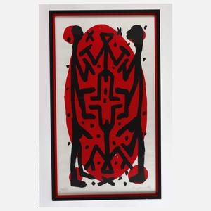 A. R. Penck, "Standart hoch"