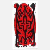 A. R. Penck, "Standart hoch"111