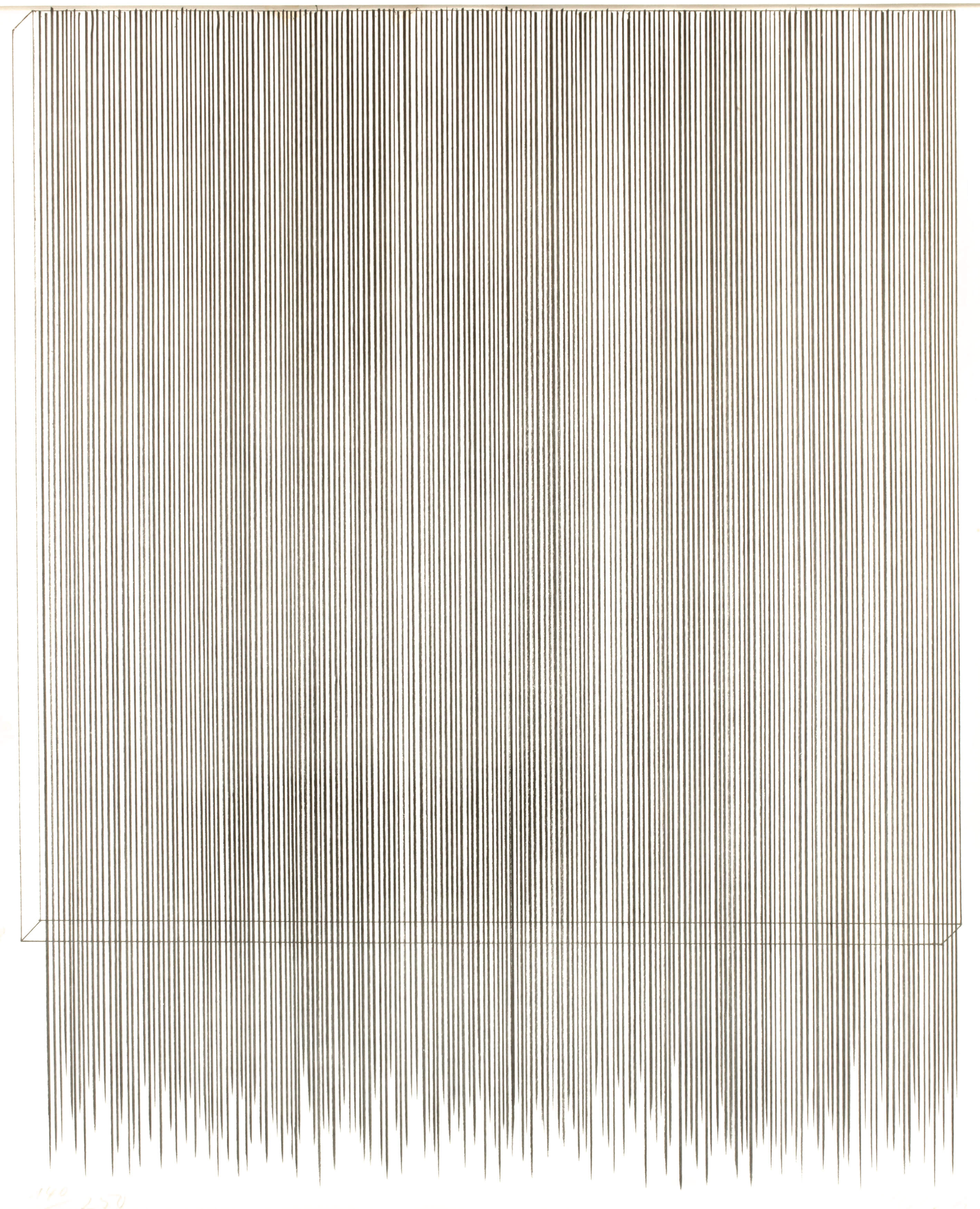 Günther Uecker, Linien