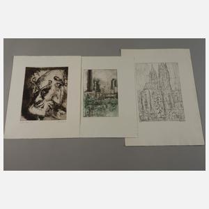 Umfangreiche Graphiksammlung 20./21. Jh.