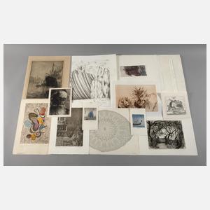 Umfangreiche Graphiksammlung 20./21. Jh.