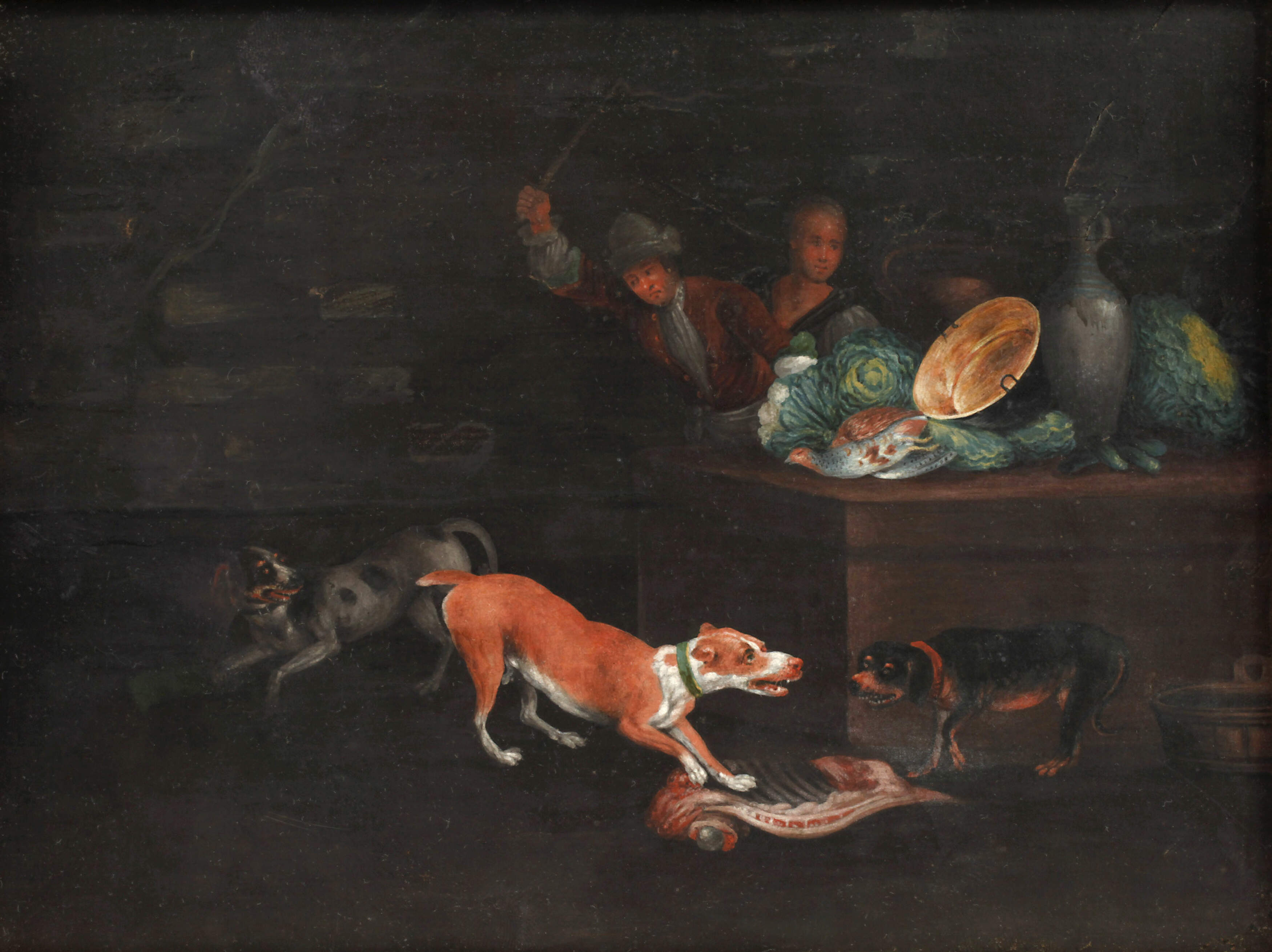 Altmeisterliche Küchenszene