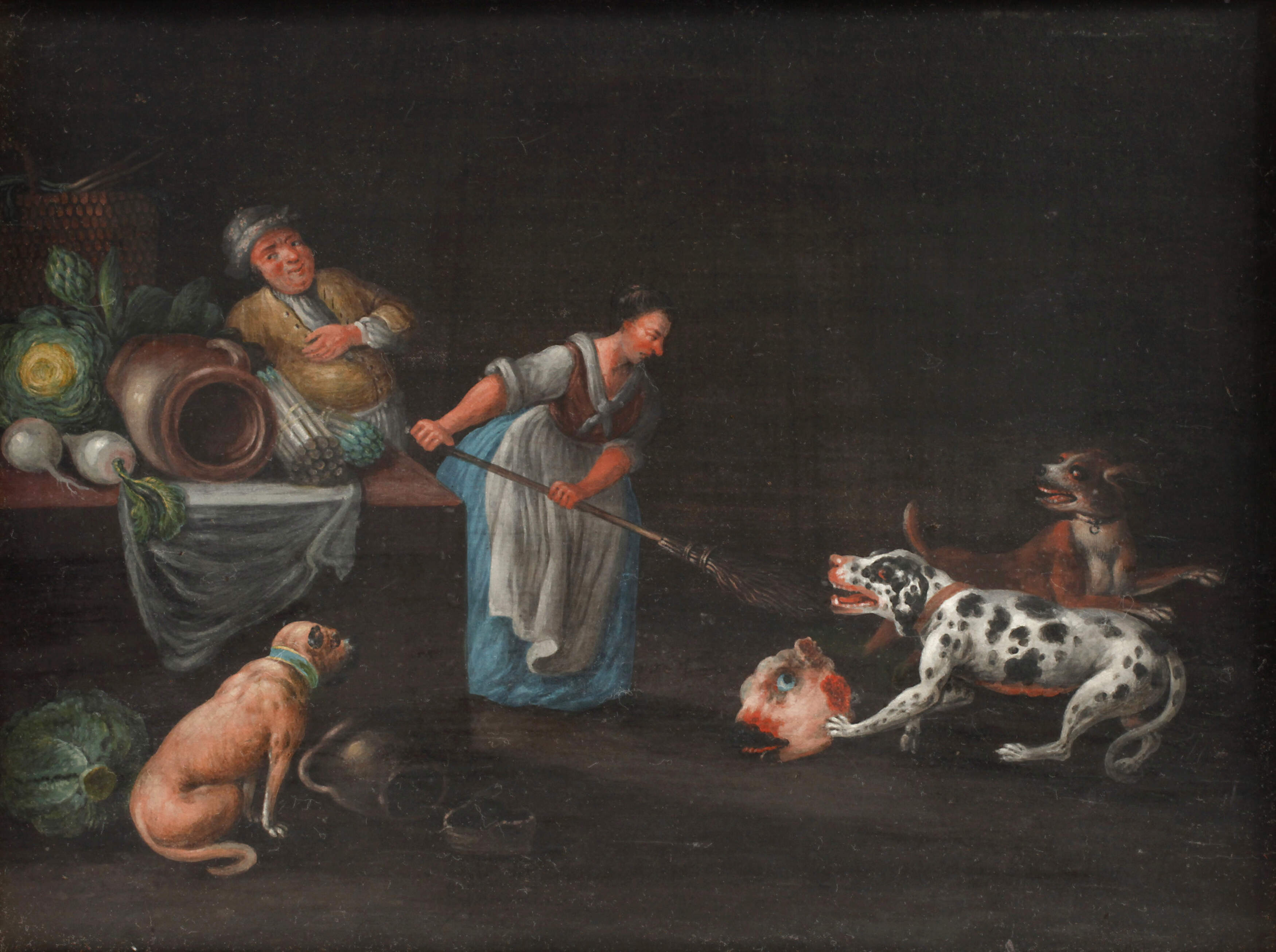 Altmeisterliche Küchenszene