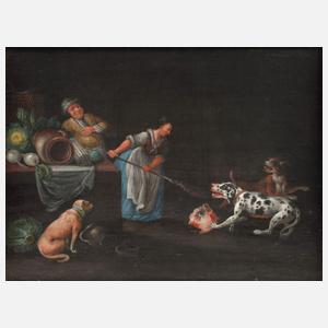 Altmeisterliche Küchenszene